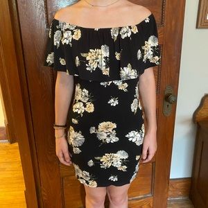 Floral off the shoulder dress forever 21